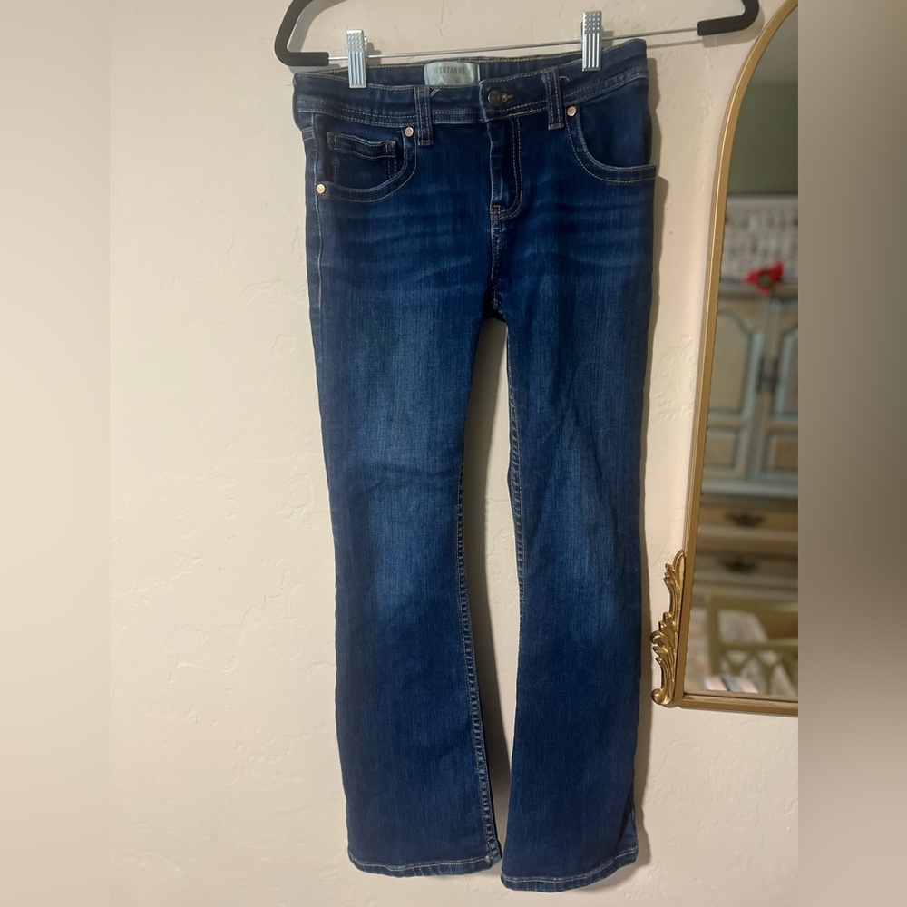 Shyanne Girls Tulsa Dark Wash Strech Bootcut Jeans Size 10